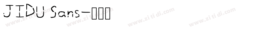 JIDU Sans字体转换